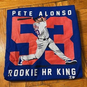 Pete Alonso “Rookie HR King” Short Sleeve Tee Shirt